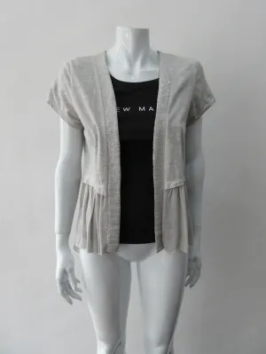 20ANG02 -Angela Mara Basic Cardigan Pearl Beige