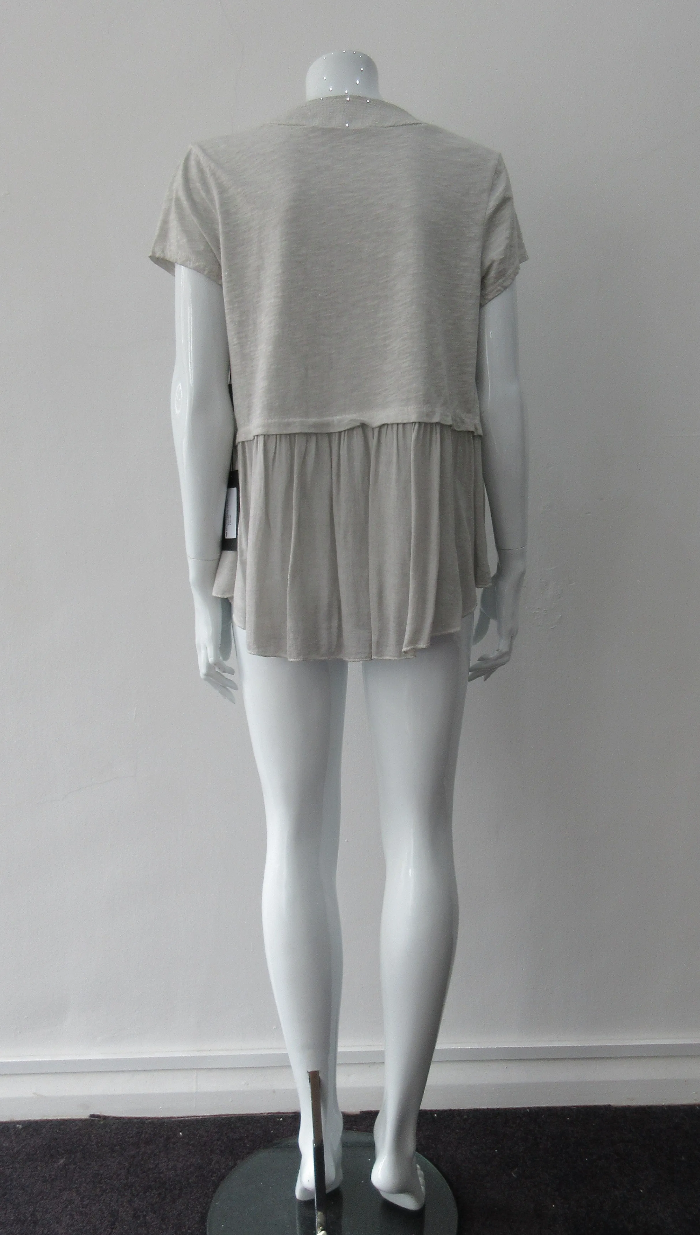 20ANG02 -Angela Mara Basic Cardigan Pearl Beige