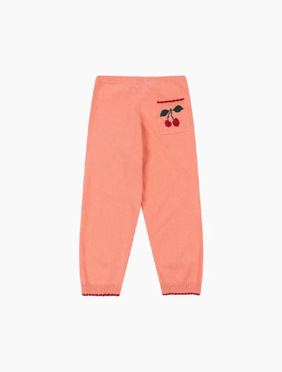 Alexa Knit Pants in Powder Pink