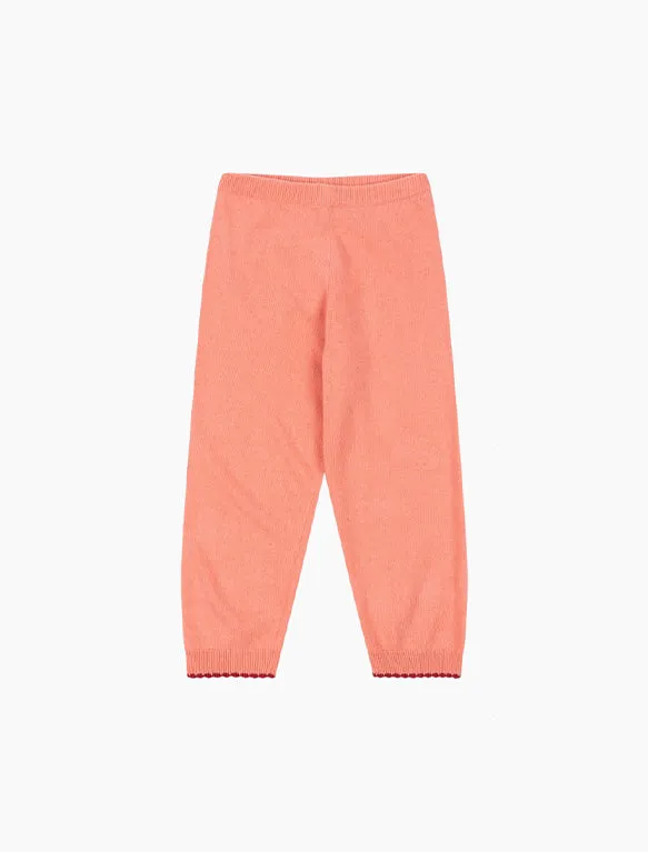 Alexa Knit Pants in Powder Pink