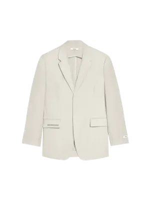 Aloe Linen Tailored Blazer—limestone