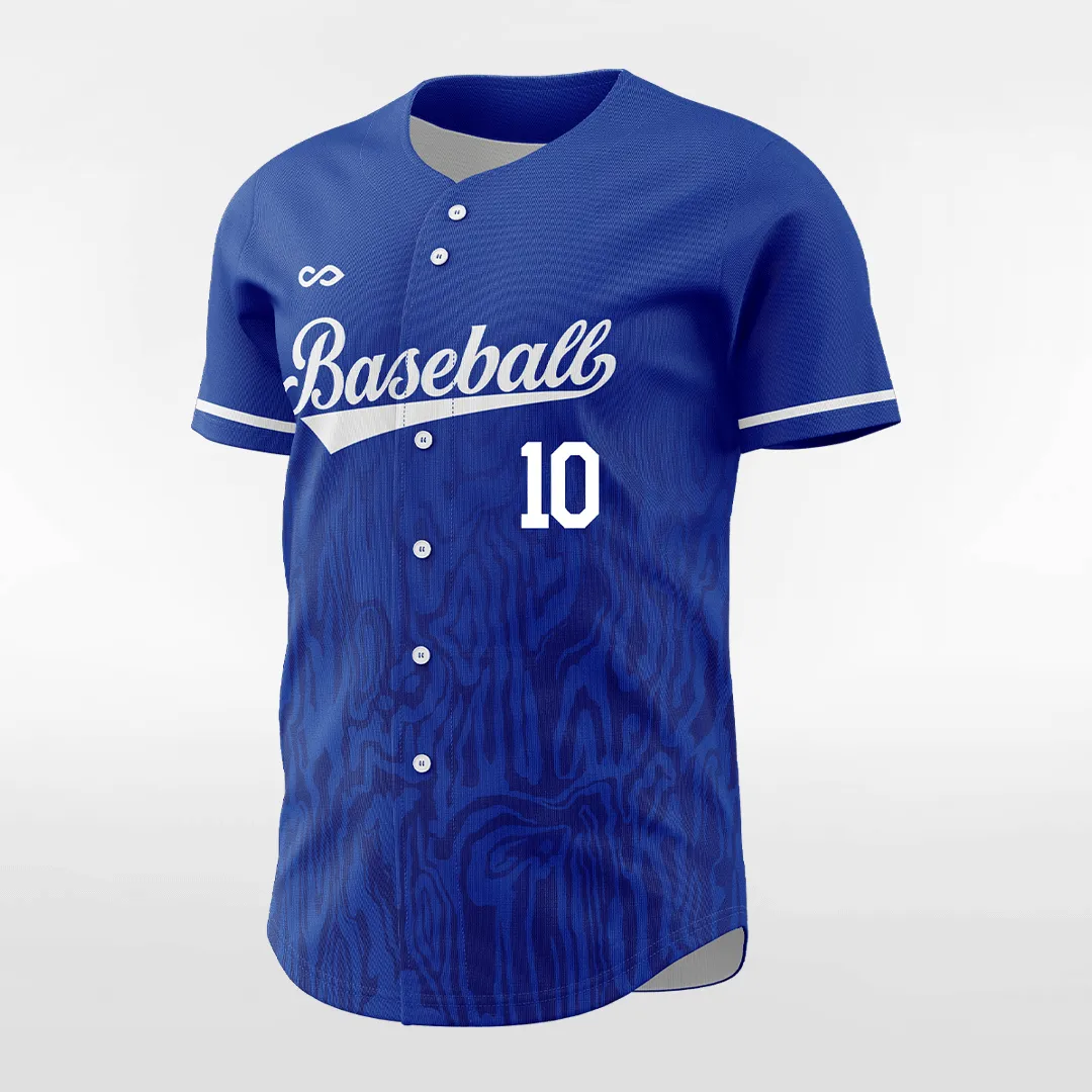 Annual Ring - Customized Men's Sublimated Button Down Baseball Jersey