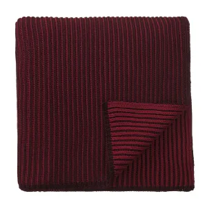 Azoia Blanket [Bordeaux red/Dark red]