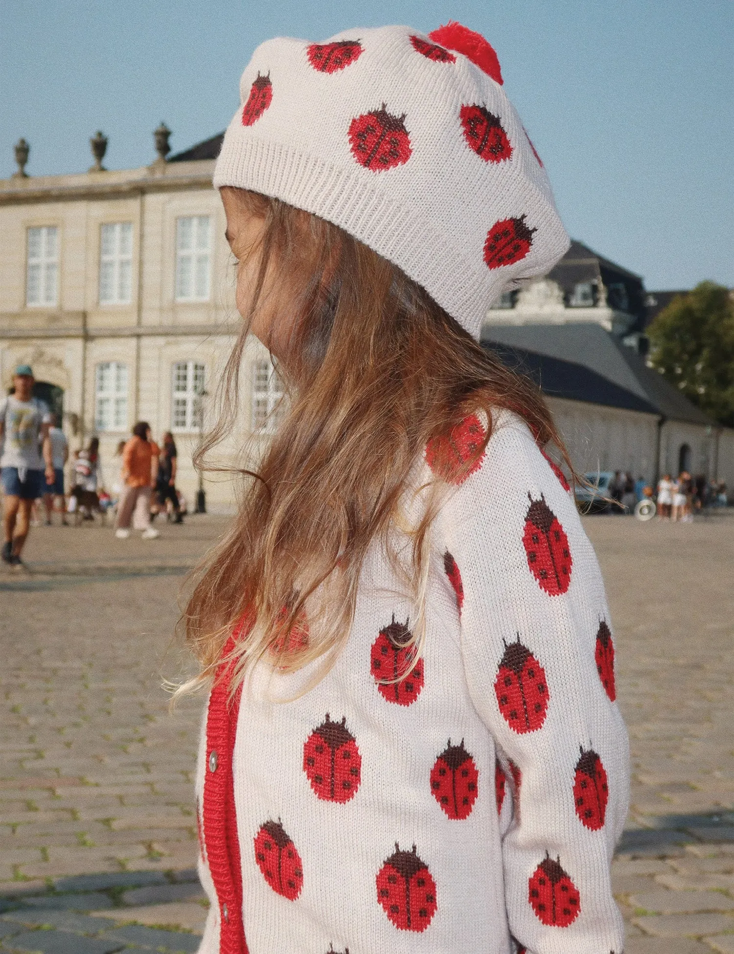 Belou Knit Cardigan in Ladybug