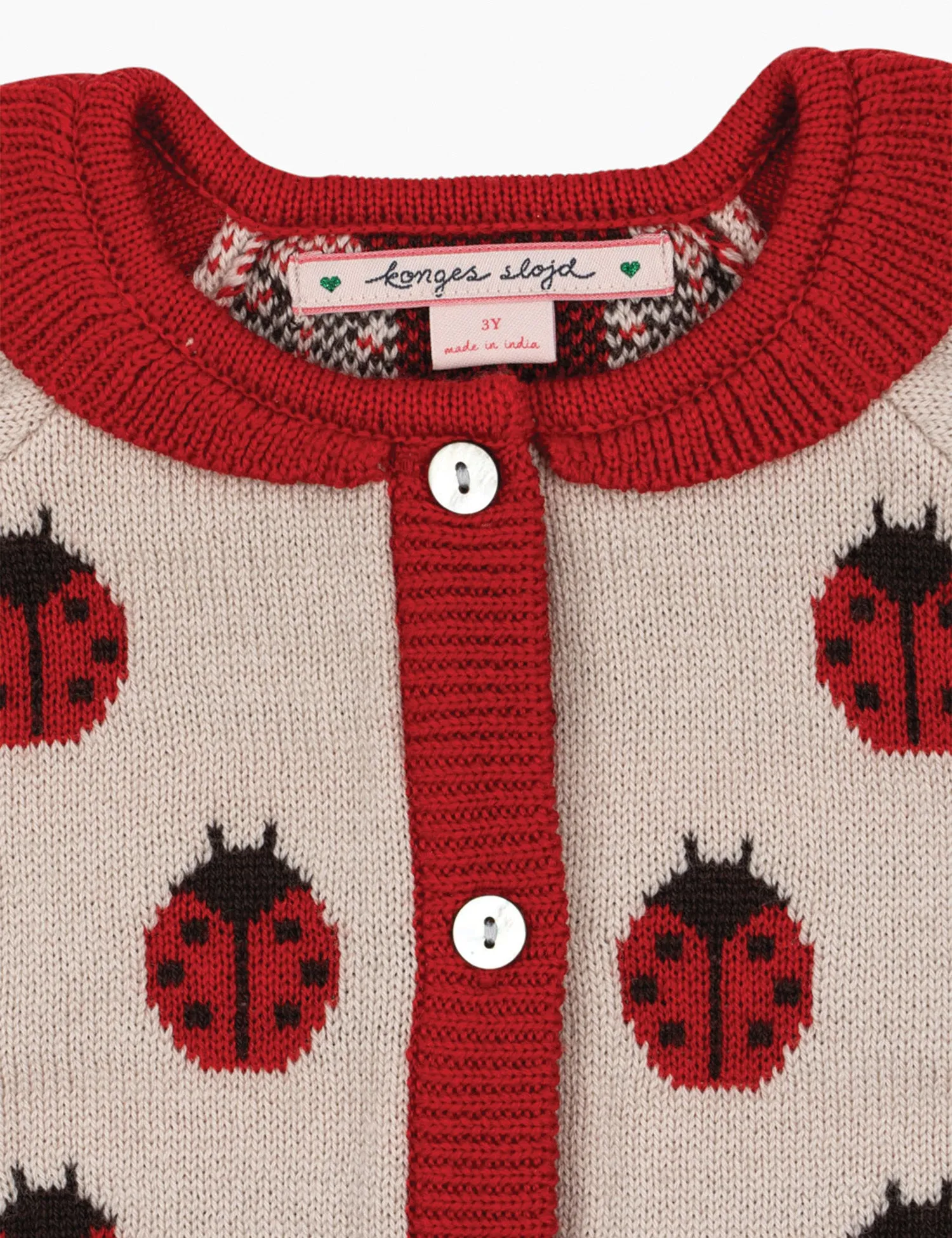 Belou Knit Cardigan in Ladybug