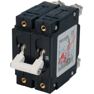 Blue Sea 50A 2 Pole Circuit Breaker Rocker