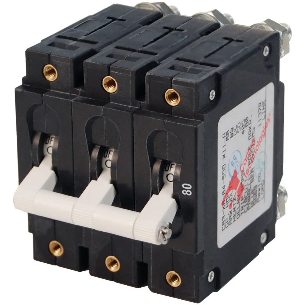 Blue Sea 80A C-Series Toggle Circuit Breaker