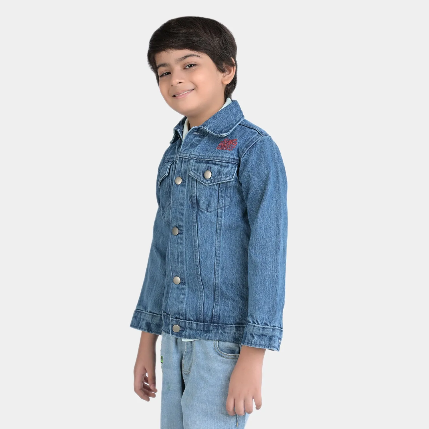 Boys Denim Jacket Star war-LIGHT BLUE