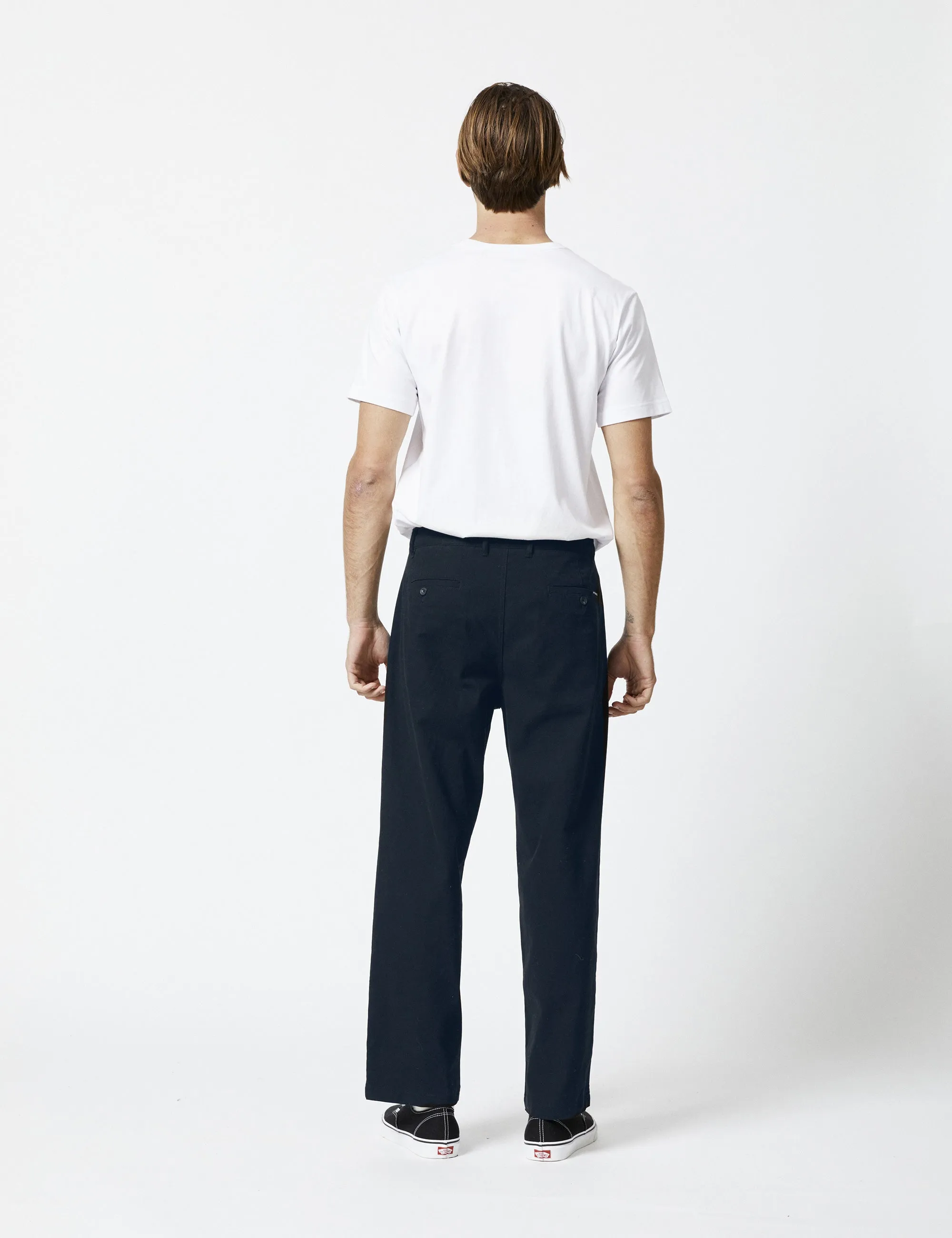 Brooklyn Pleated Pant - Navy