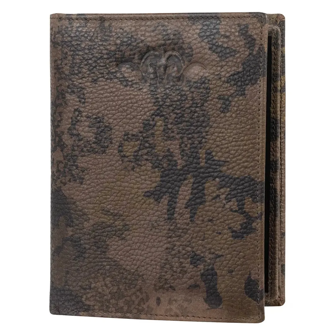 Camouflage Leather Document Holder - HunTec Camouflage by Blaser