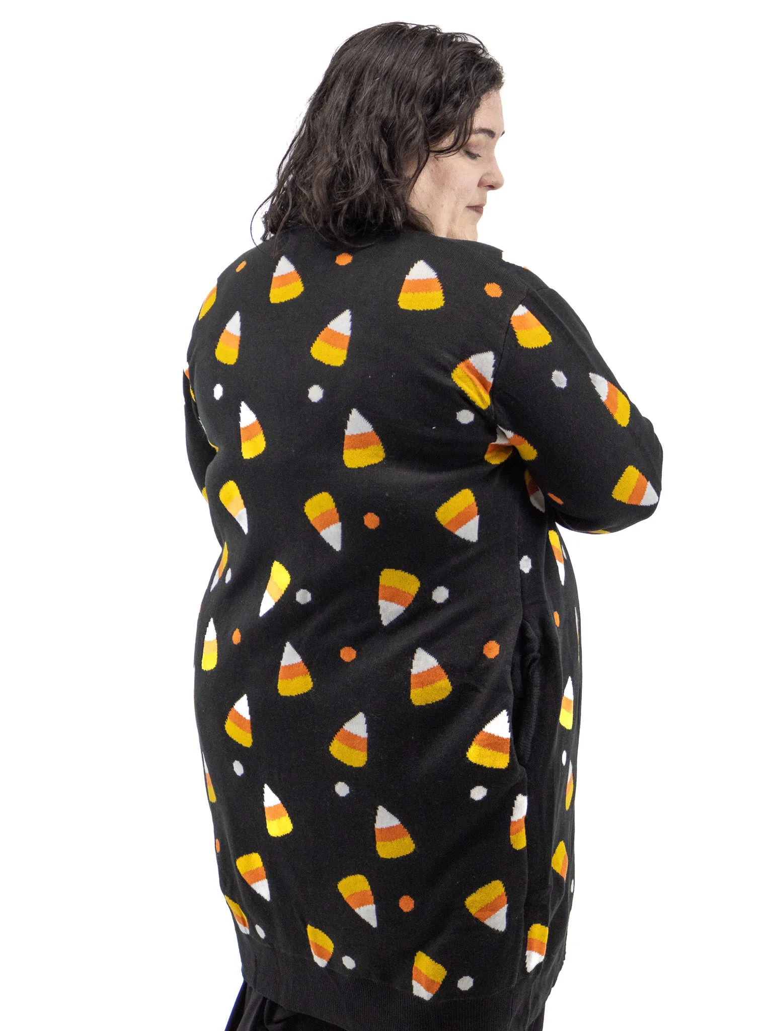 Candy Corn Cardigan BACKSTITCH BRUJA (ONLY 3X/4X LEFT)