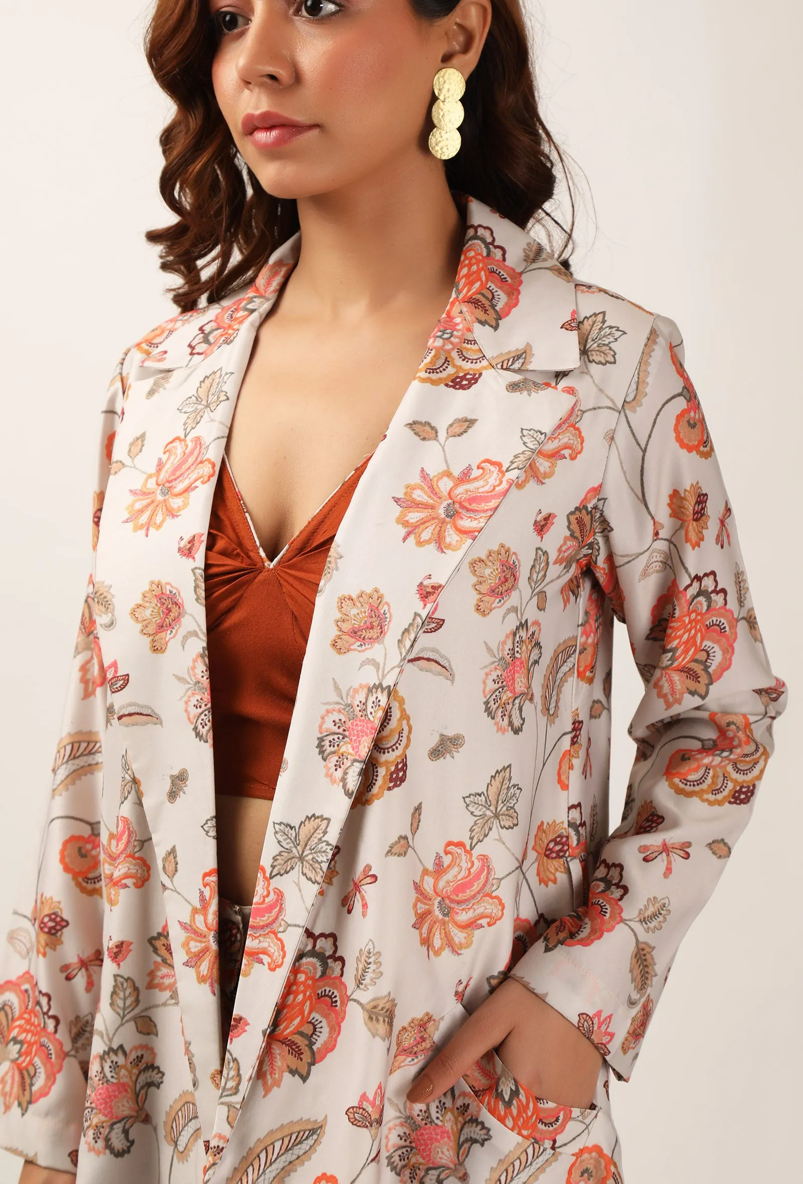 Cara Floral Chintz Summer Blazer