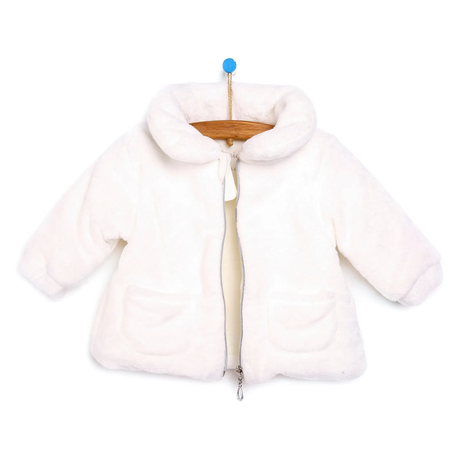 Cassiope Newborn Little Star Welsoft Cardigan - Ecru