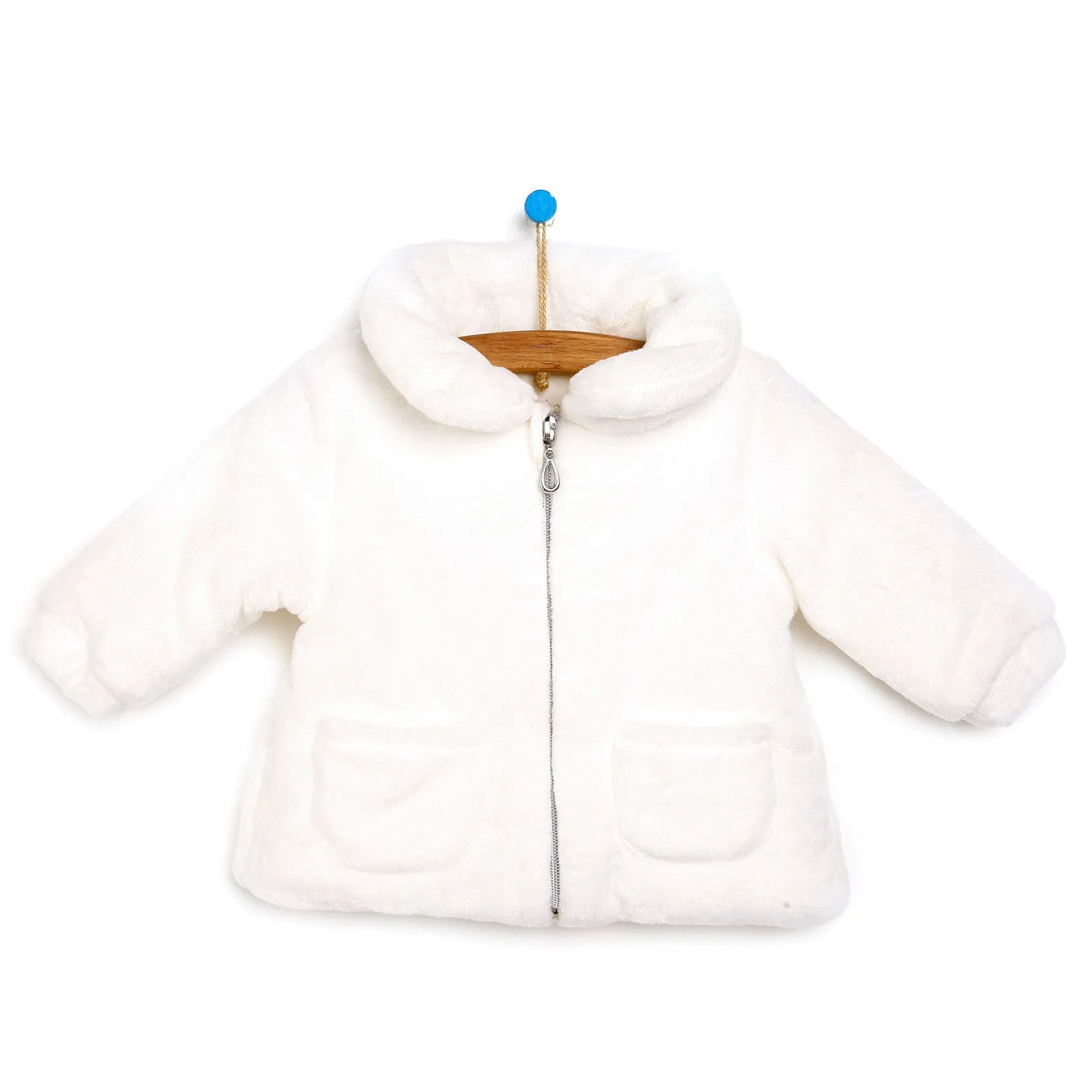 Cassiope Newborn Little Star Welsoft Cardigan - Ecru