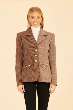 Dolce Cabo Horsebit Blazer - Brown Multi