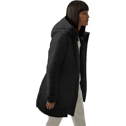 Down parka Lorette Black Label - women's Canada Goose, black