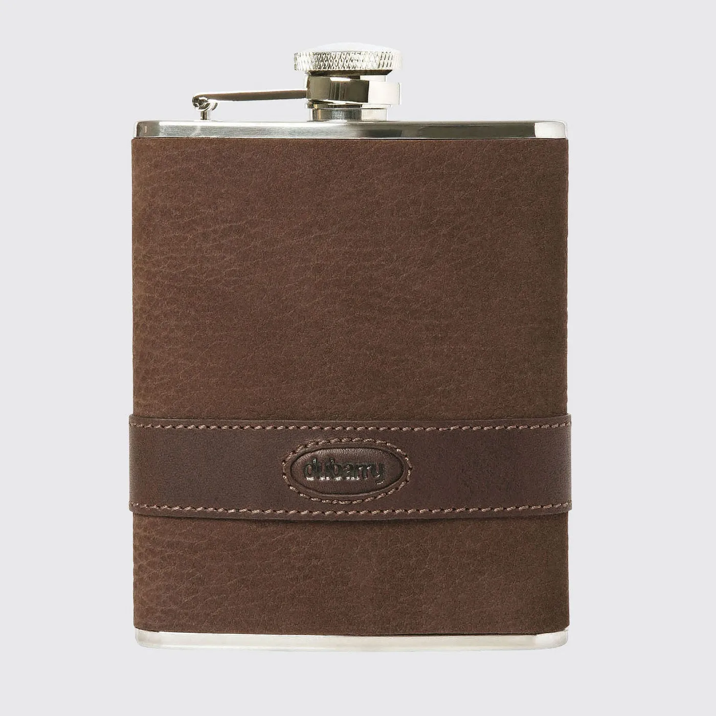 Dubarry Rugby Hipflask In Walnut Size Medium