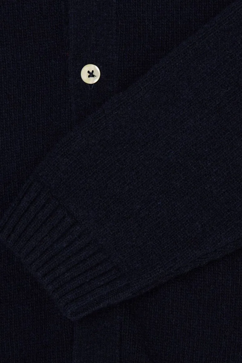 Edwin Mars Polo Cardigan (Navy)