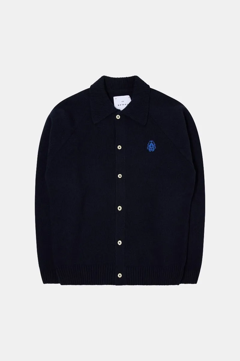 Edwin Mars Polo Cardigan (Navy)