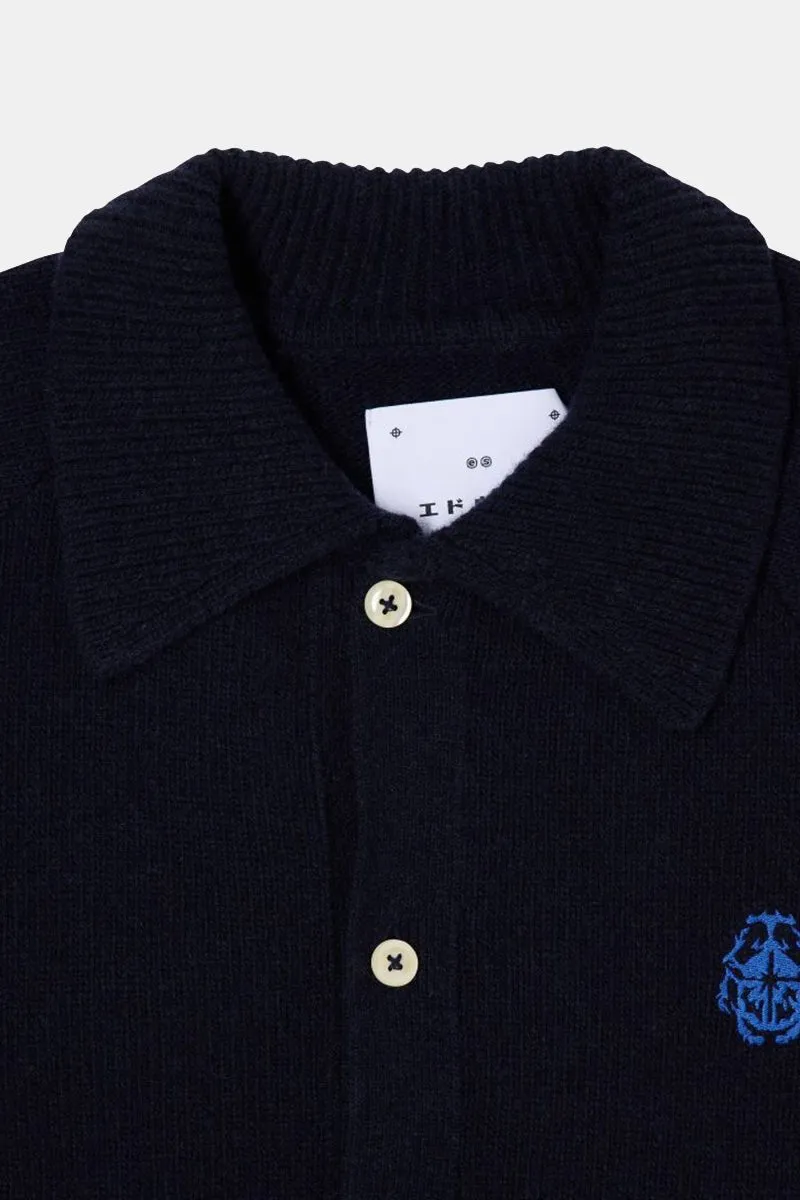 Edwin Mars Polo Cardigan (Navy)