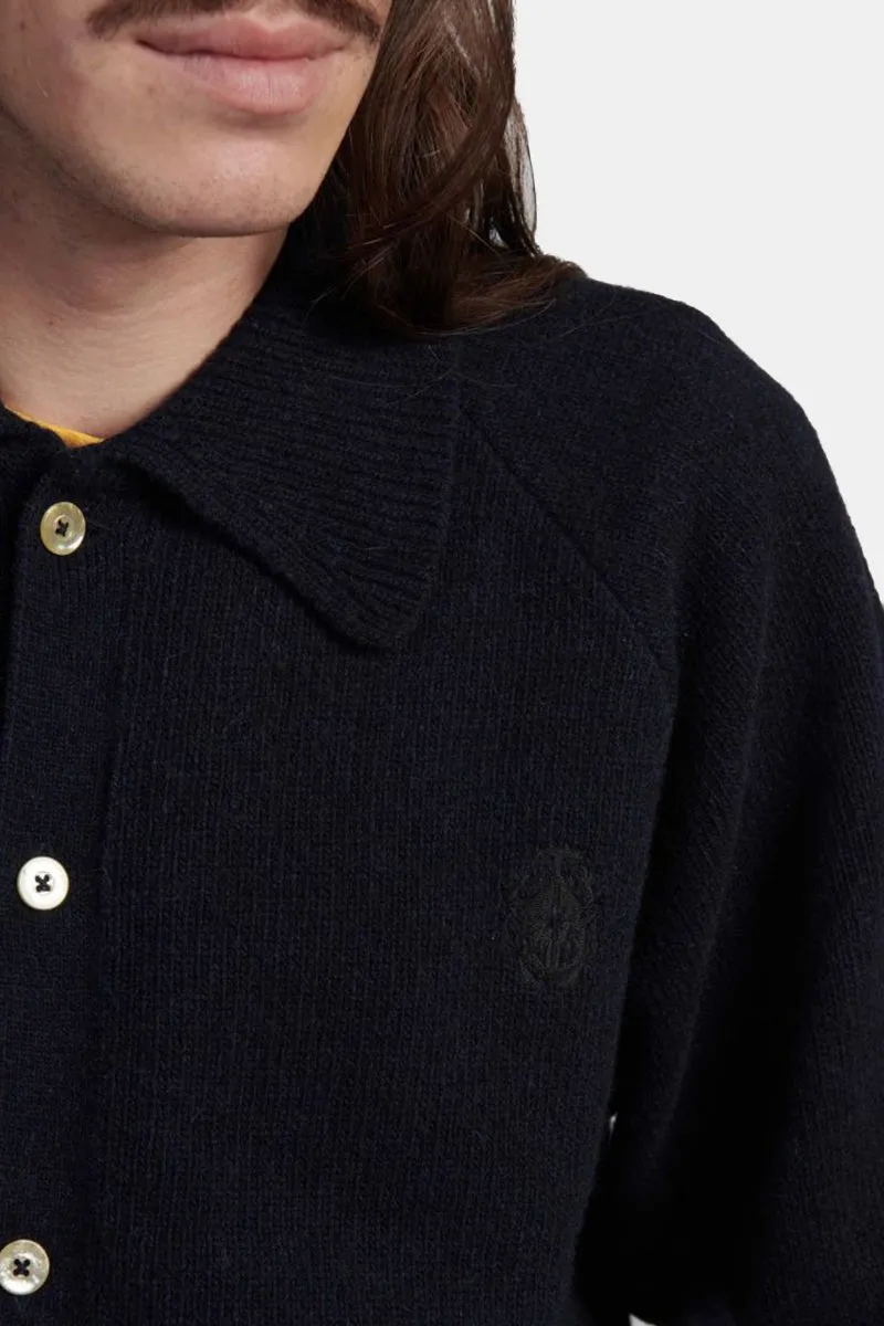 Edwin Mars Polo Cardigan (Navy)