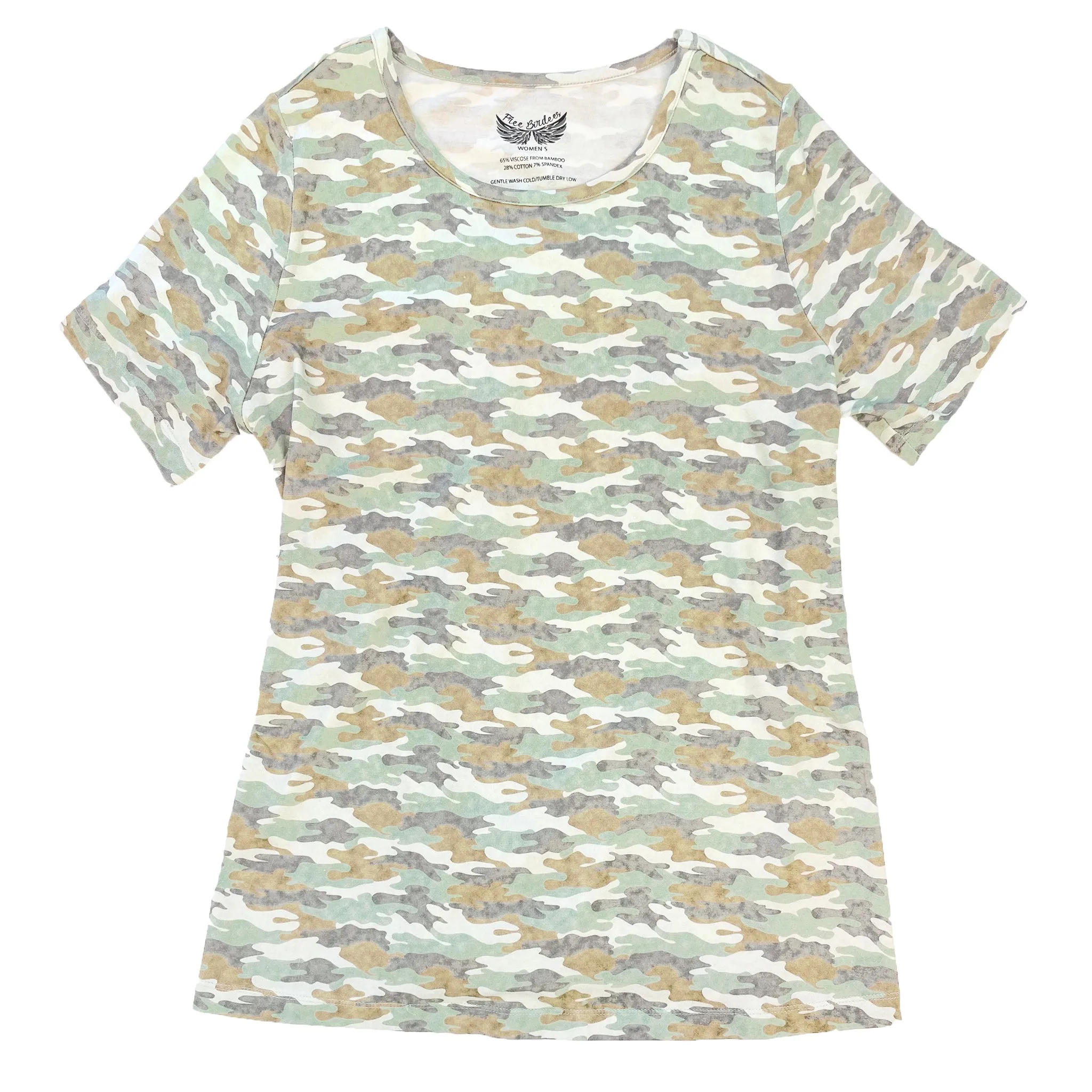 Faded Camo Women's Tee