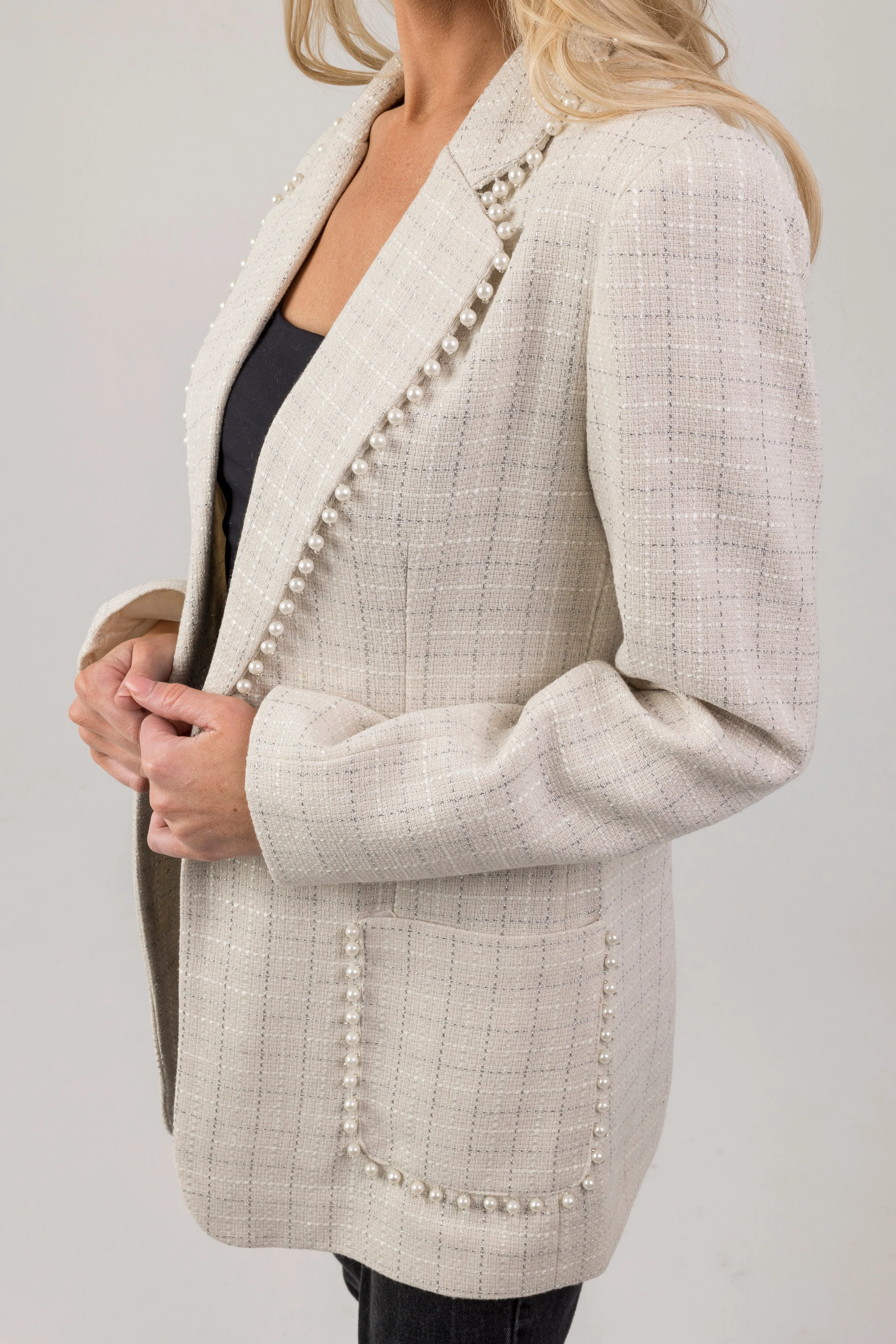 Faye pearl blazer