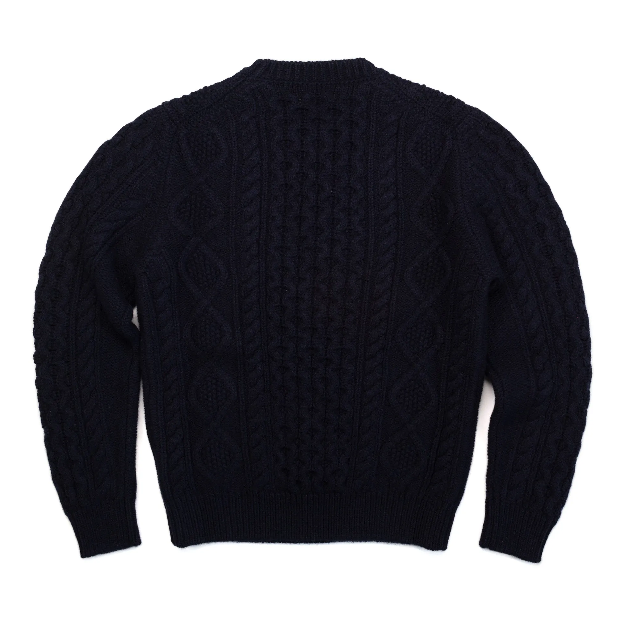 Fisherman Crewneck in Navy