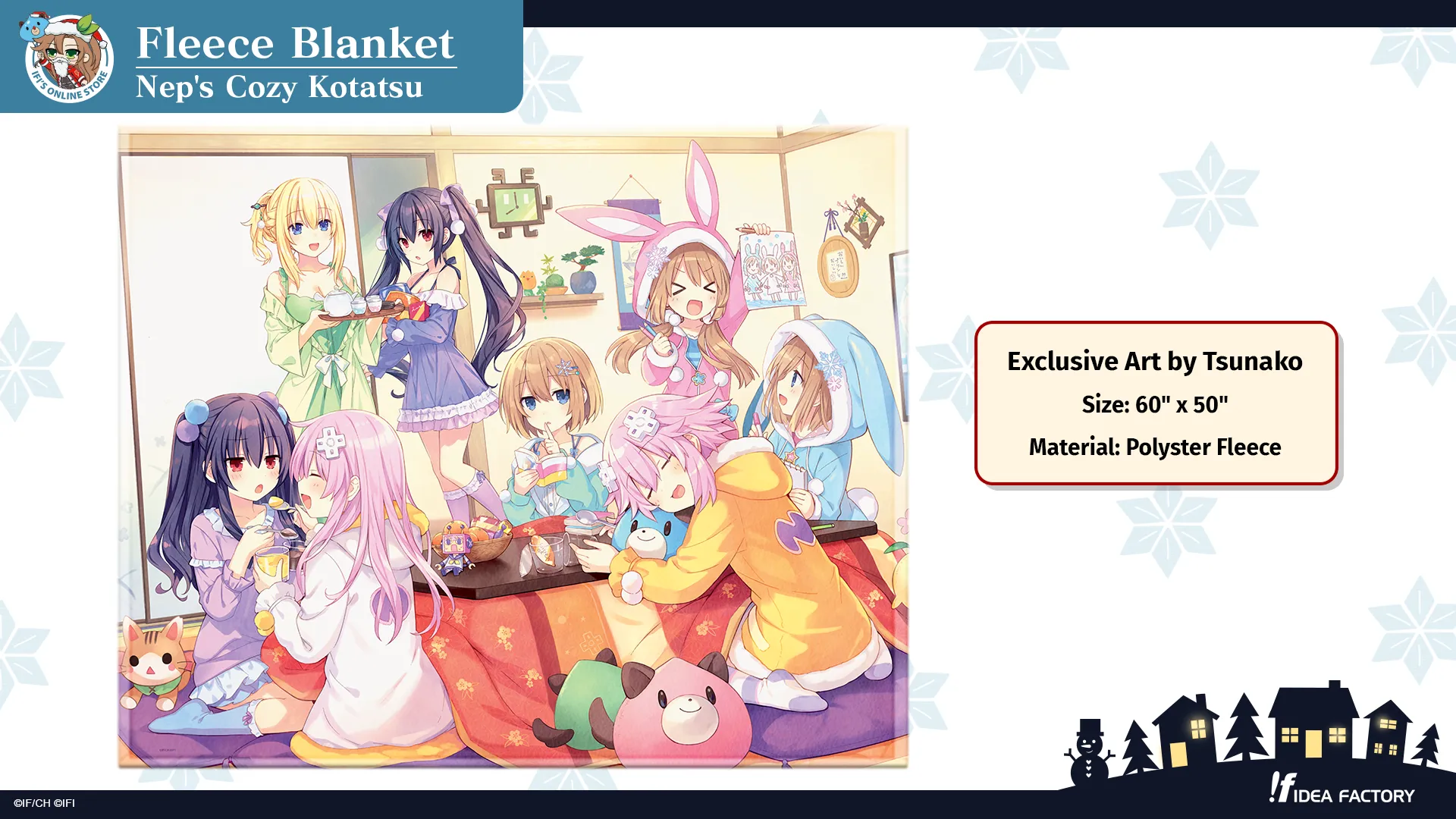 Fleece Blanket - Nep's Cozy Kotatsu