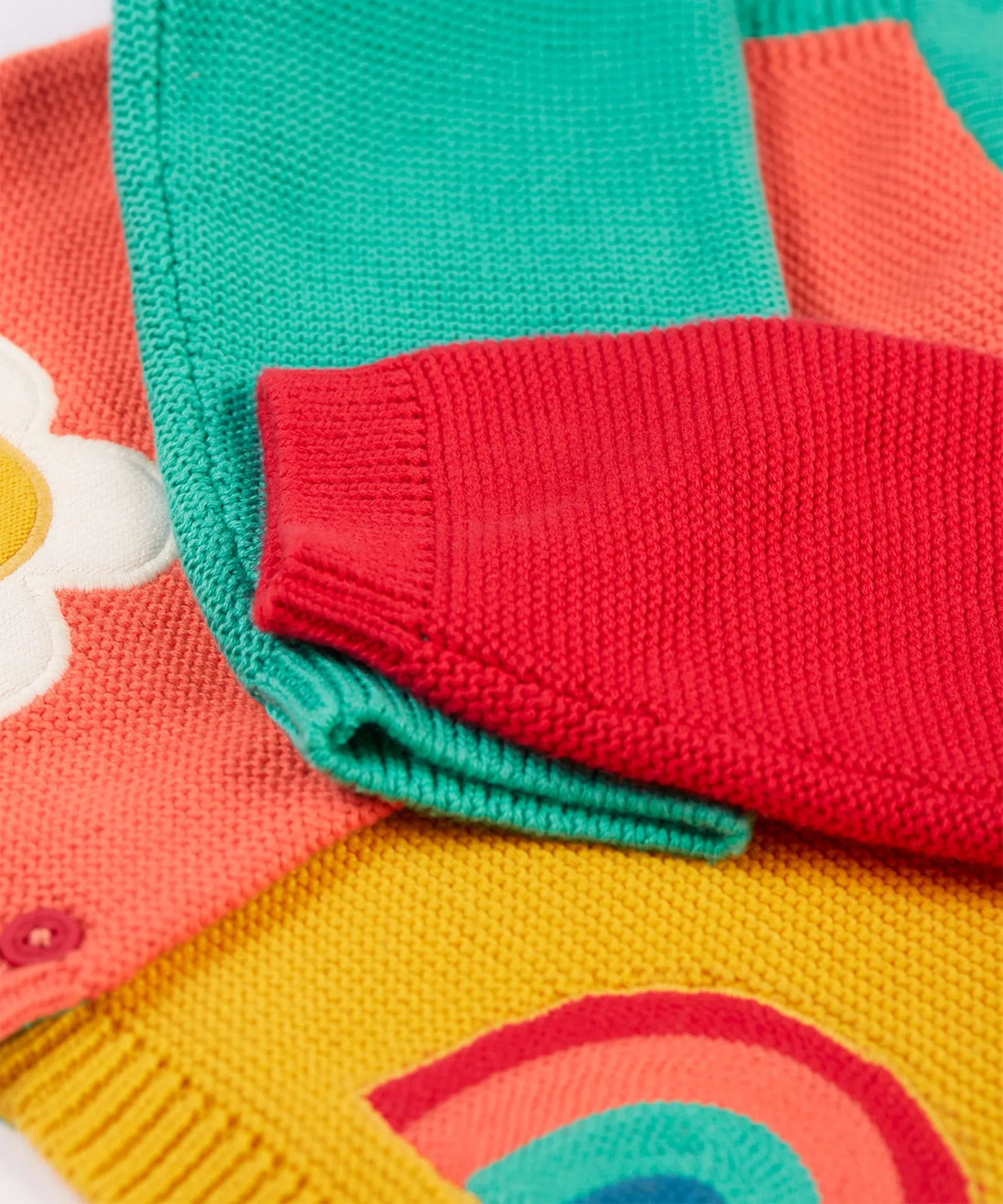 Frugi Patsy Cardigan - Cantaloupe/Flower