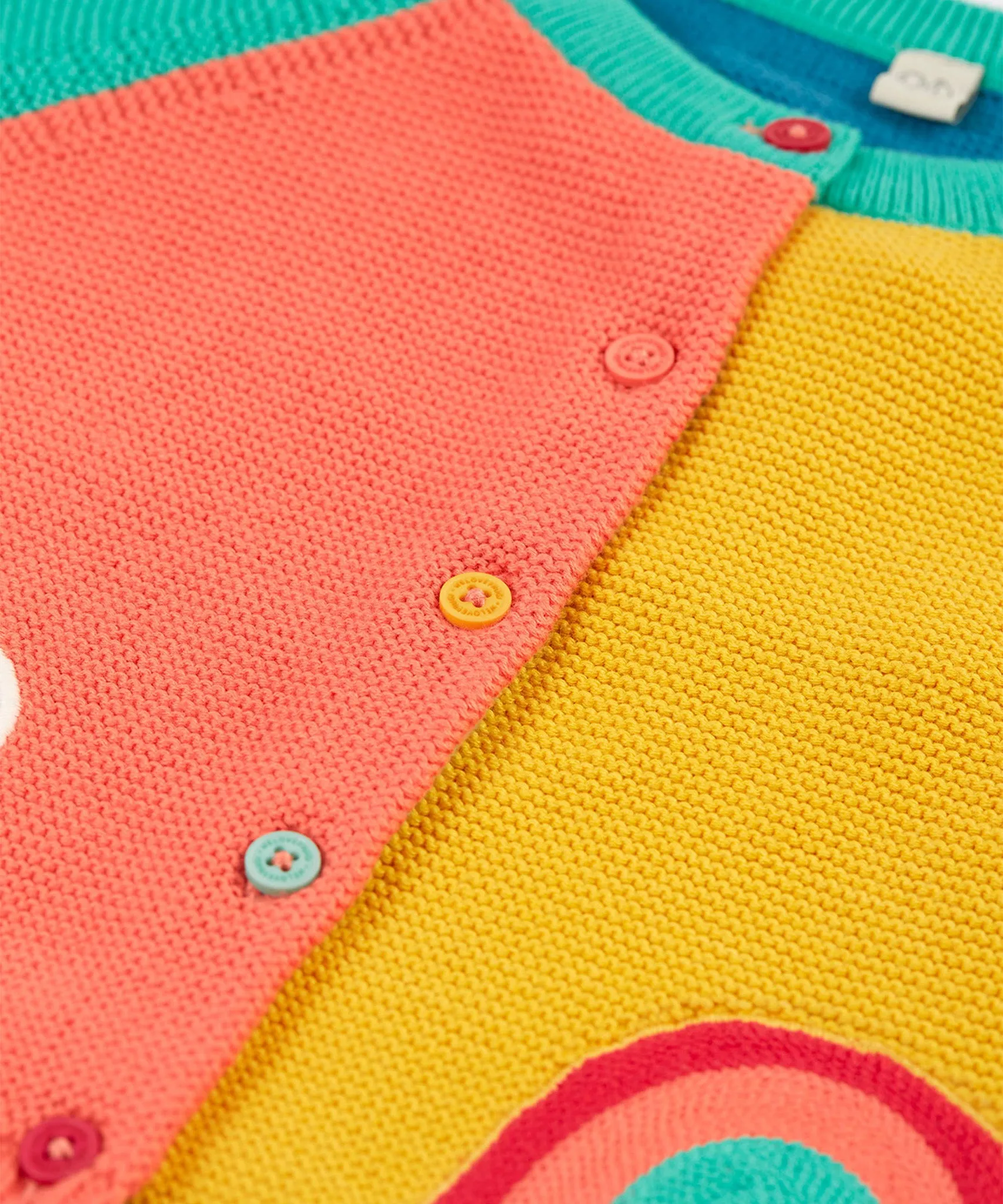 Frugi Patsy Cardigan - Cantaloupe/Flower