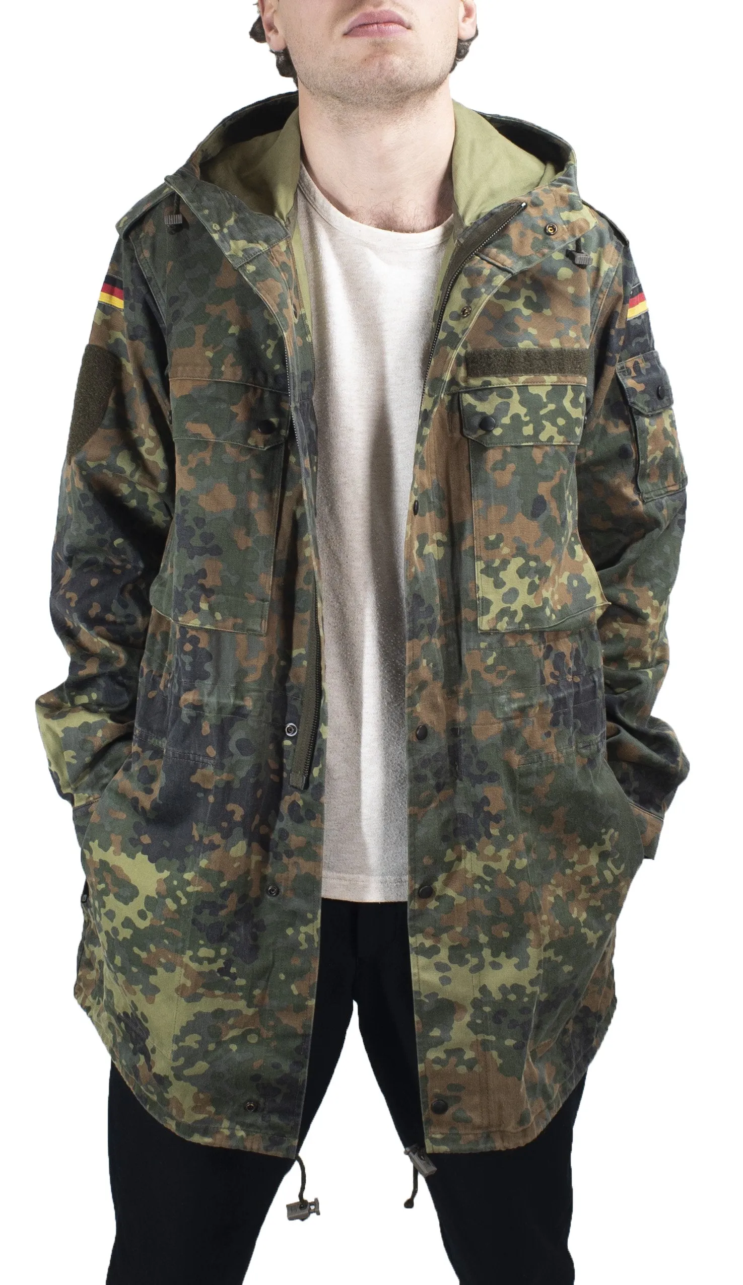 German Army - Vintage - Flecktarn Parka - Grade 1