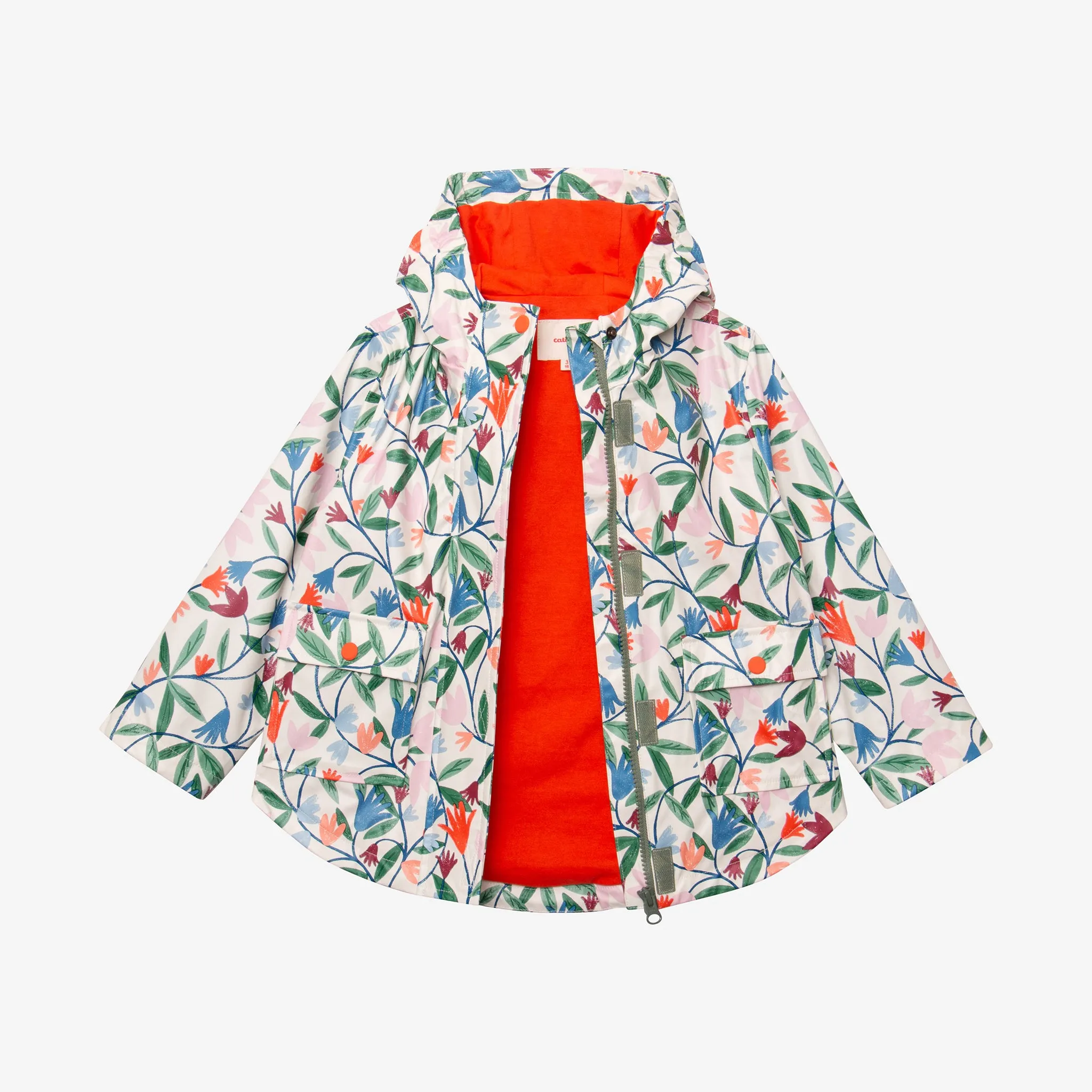 Girl's springtime parka