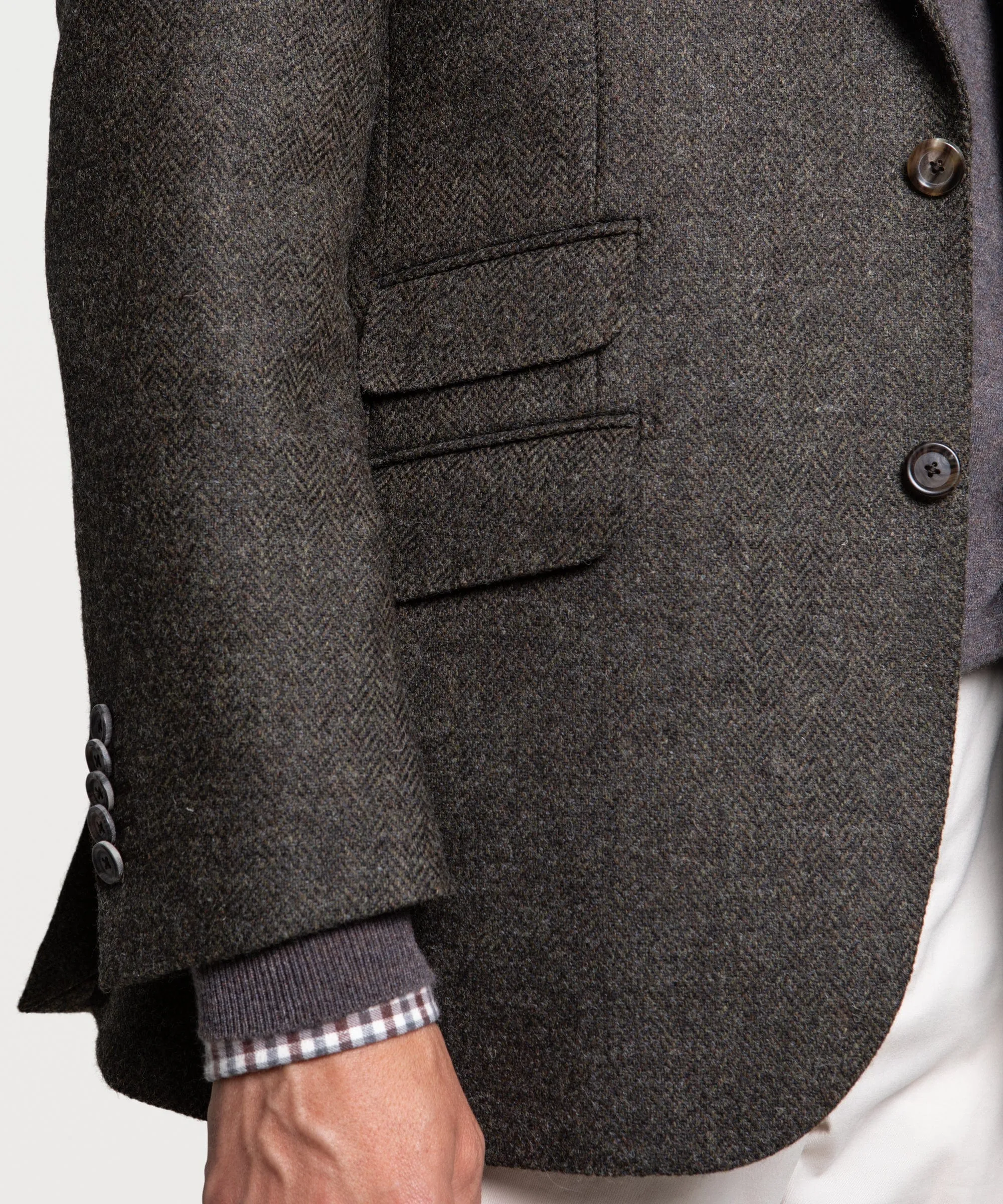 Herringbone Tweed Blazer