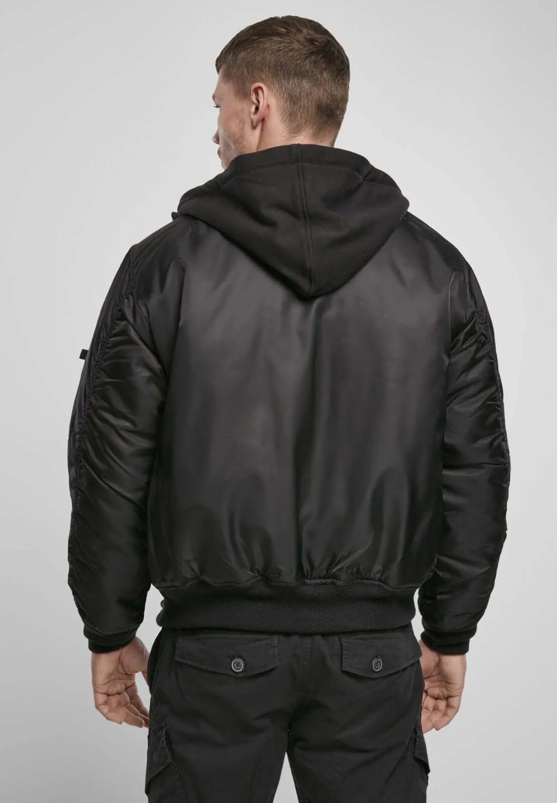 Hooded MA1 Bomber Jacket