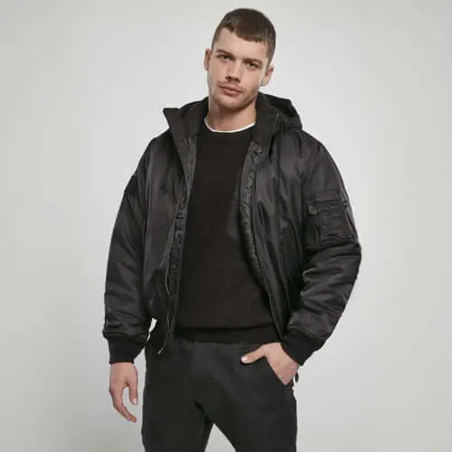 Hooded MA1 Bomber Jacket