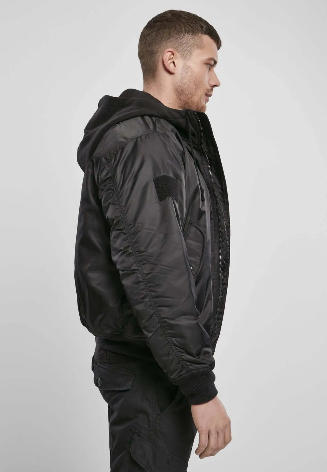 Hooded MA1 Bomber Jacket