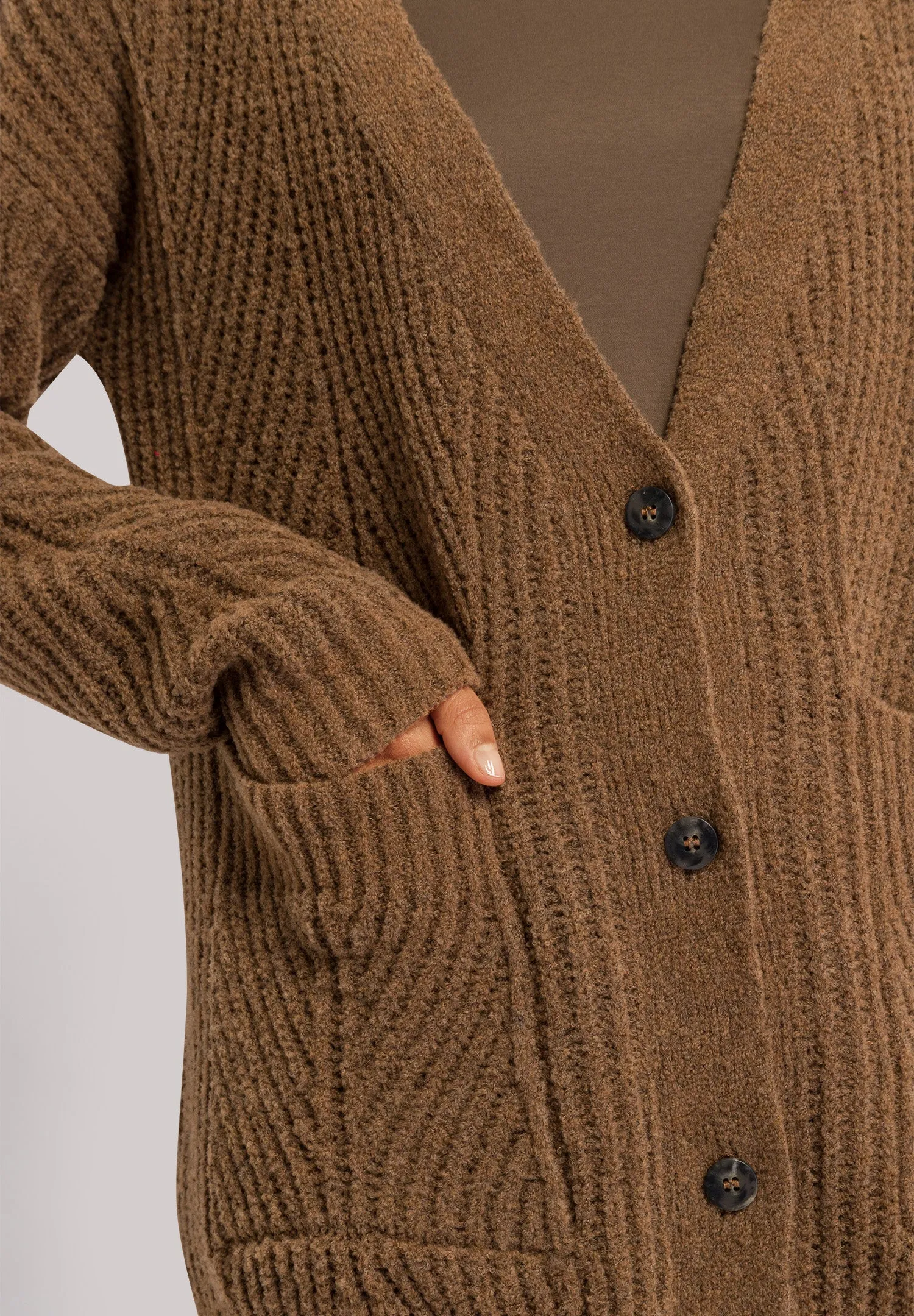 Knits Cardigan | Cinnamon 78782-1262