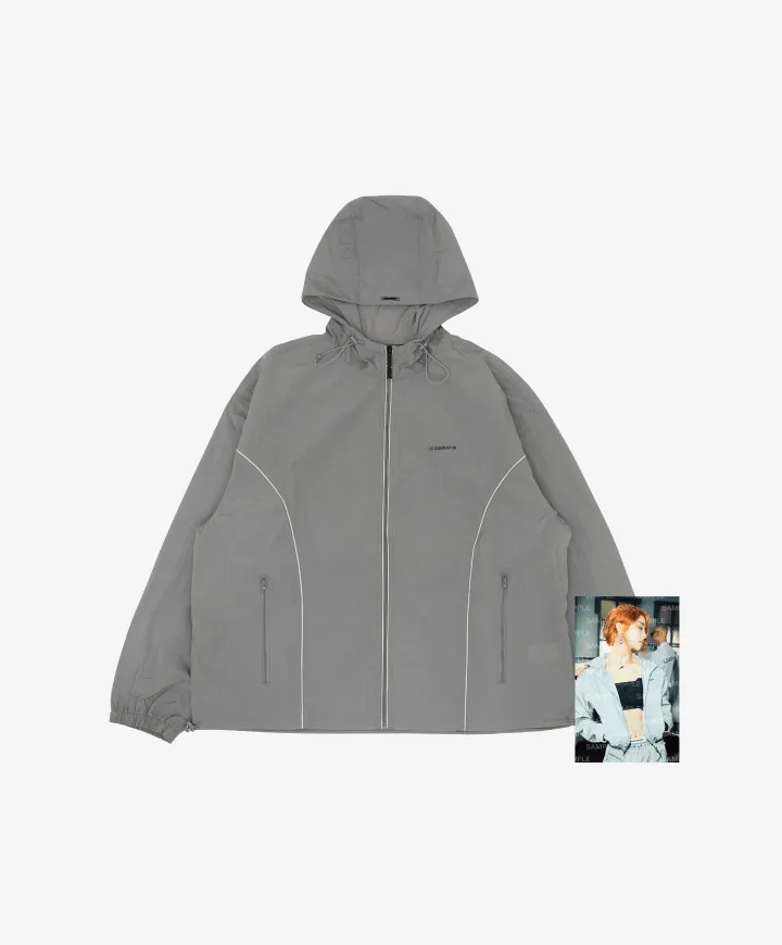 LE SSERAFIM WIND BREAKER  (GREY) S-M/L-XL