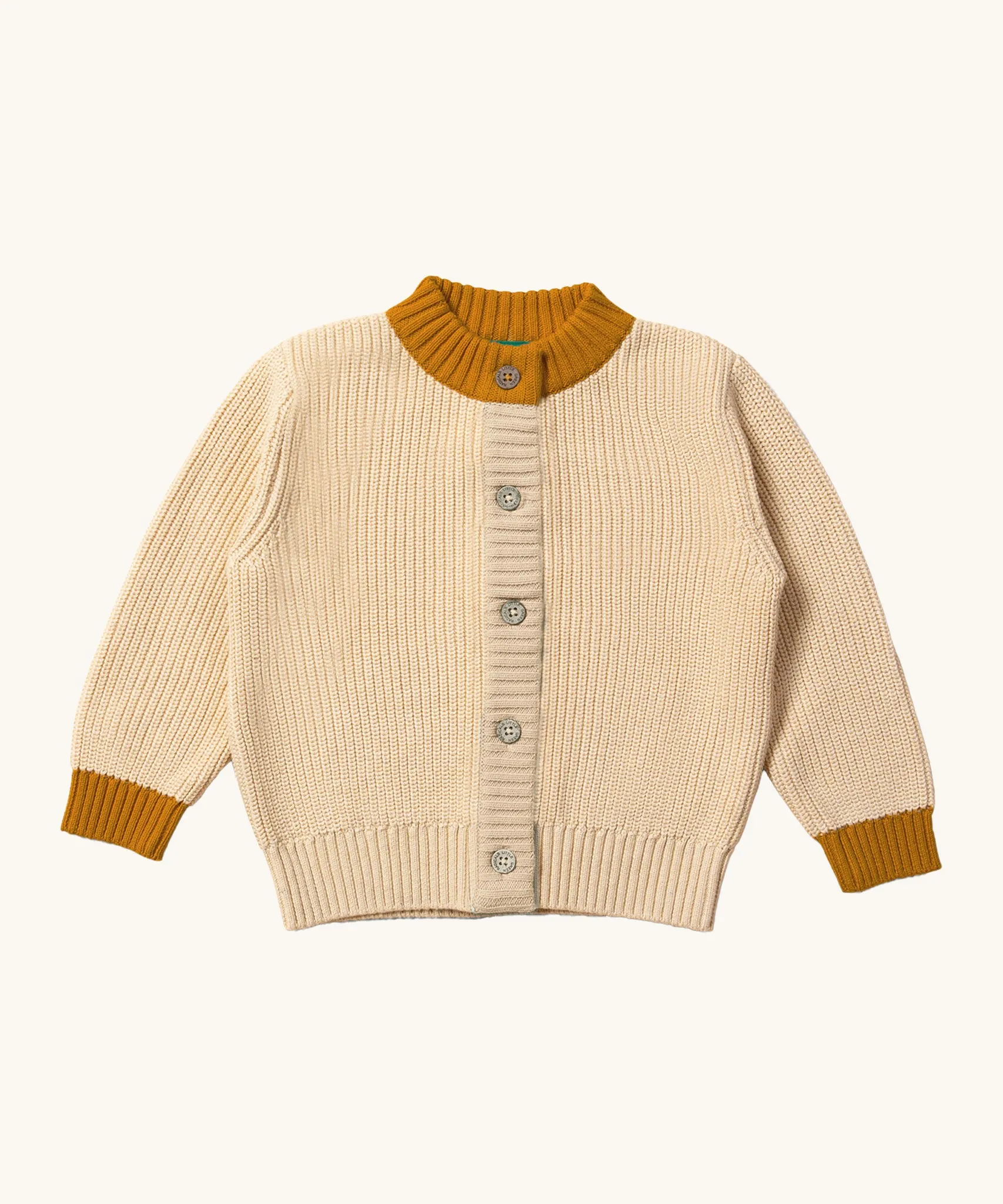 LGR From One To Another Oatmeal Knitted Cardigan