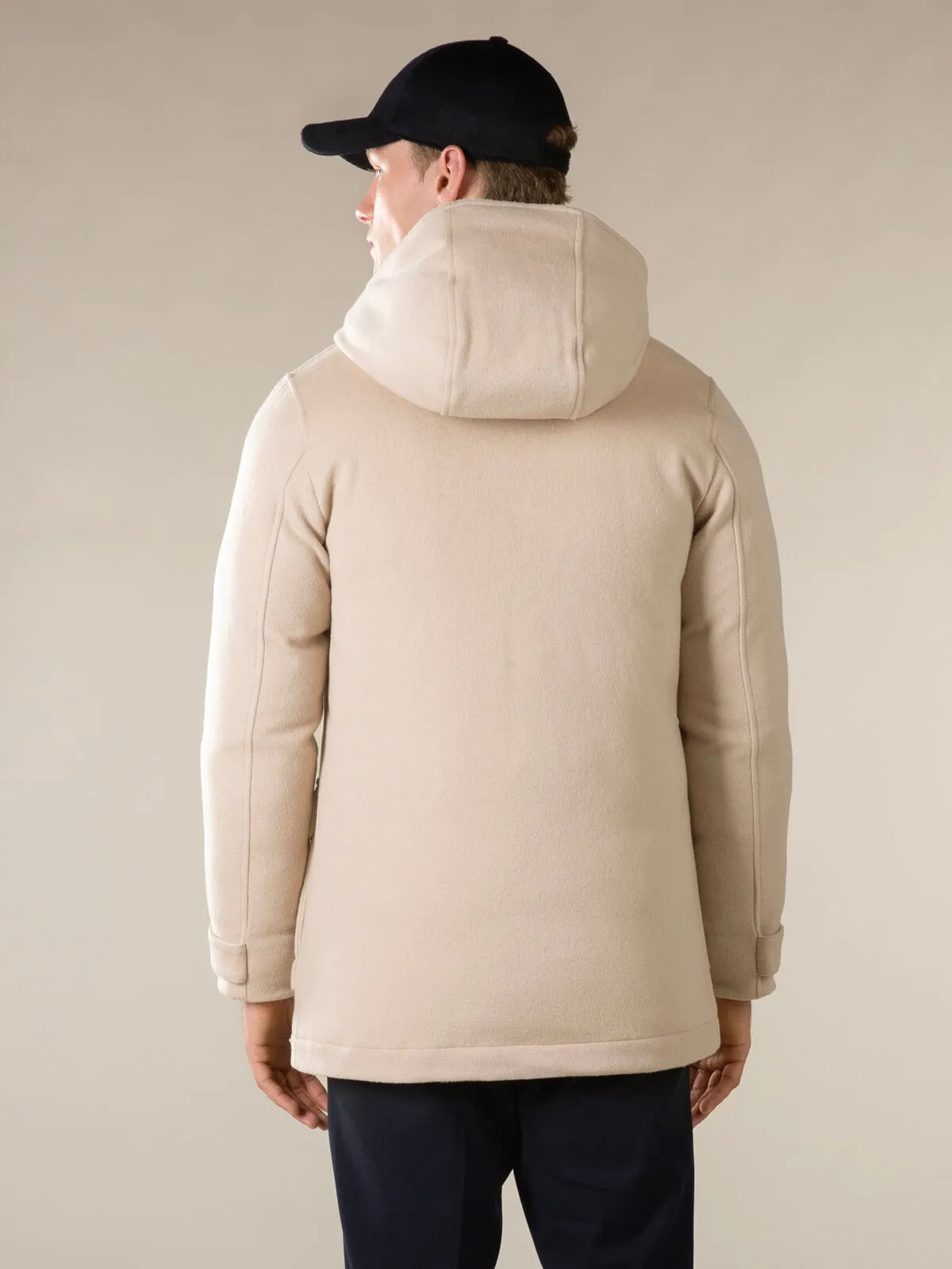 Light Beige Wintertime Parka