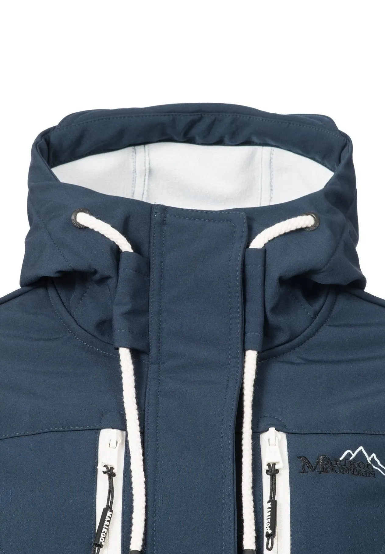 Marikoo parka with hood, blue