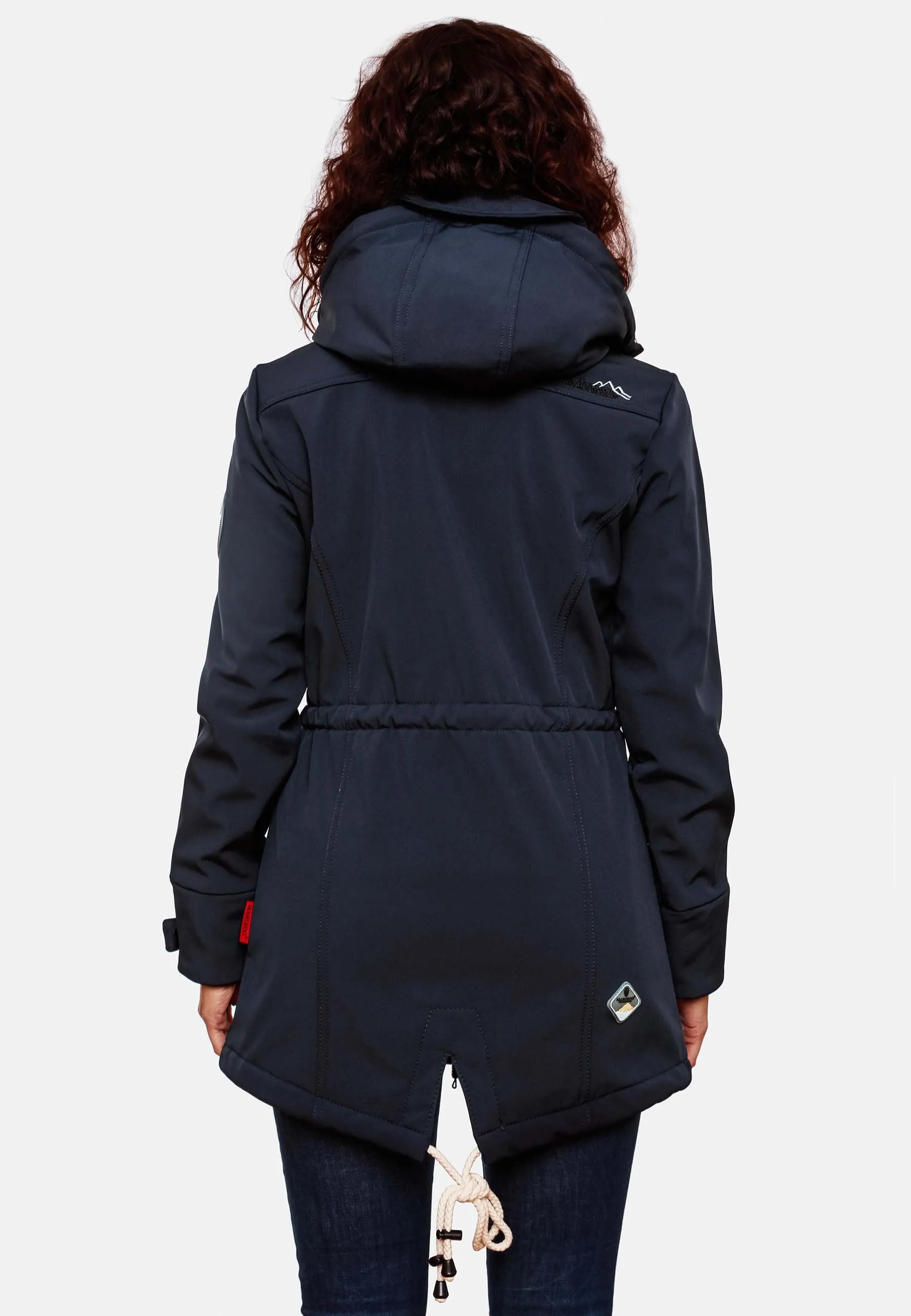 Marikoo parka with hood, blue