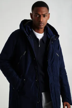 Men's long parka