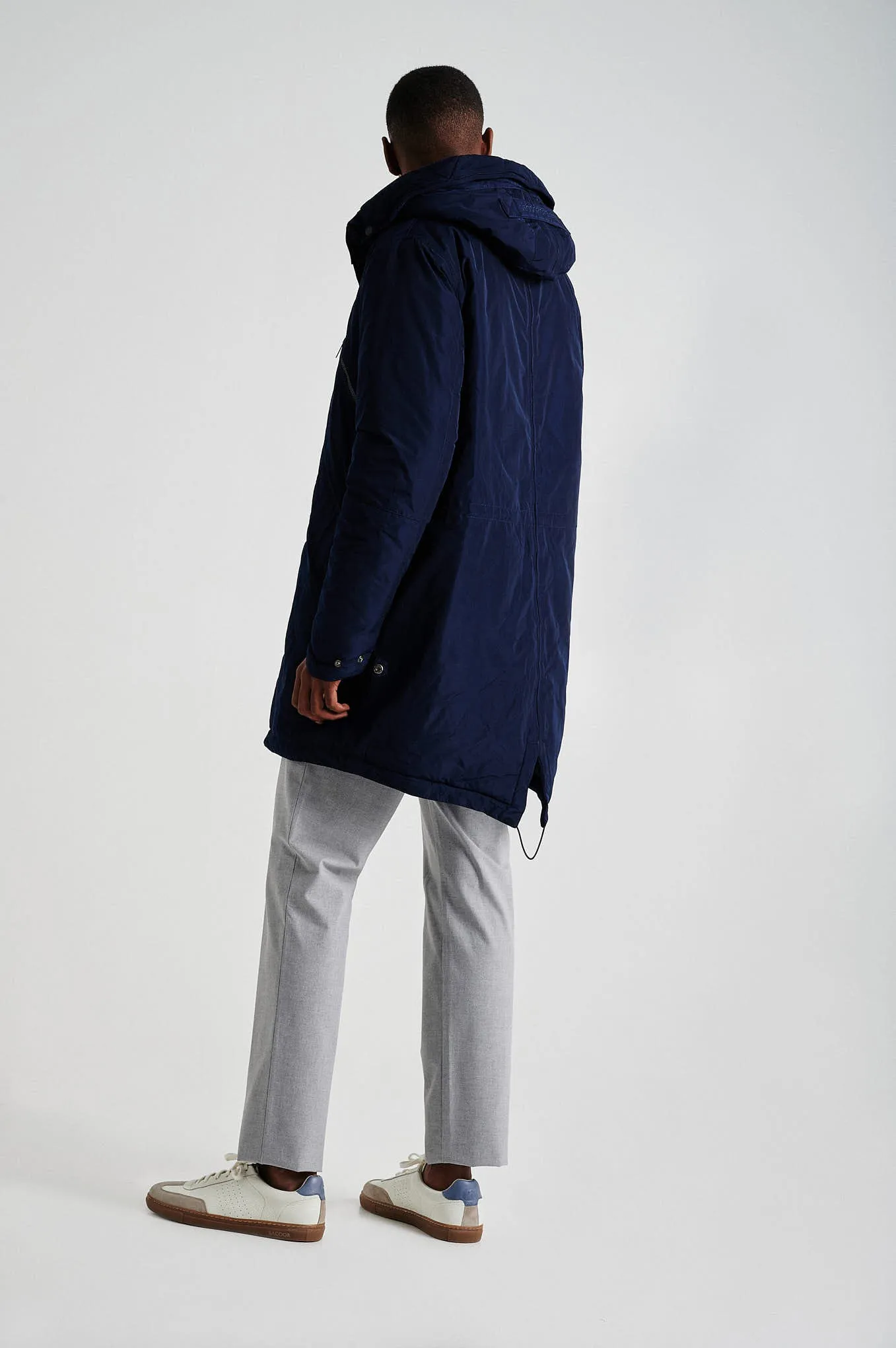 Men's long parka