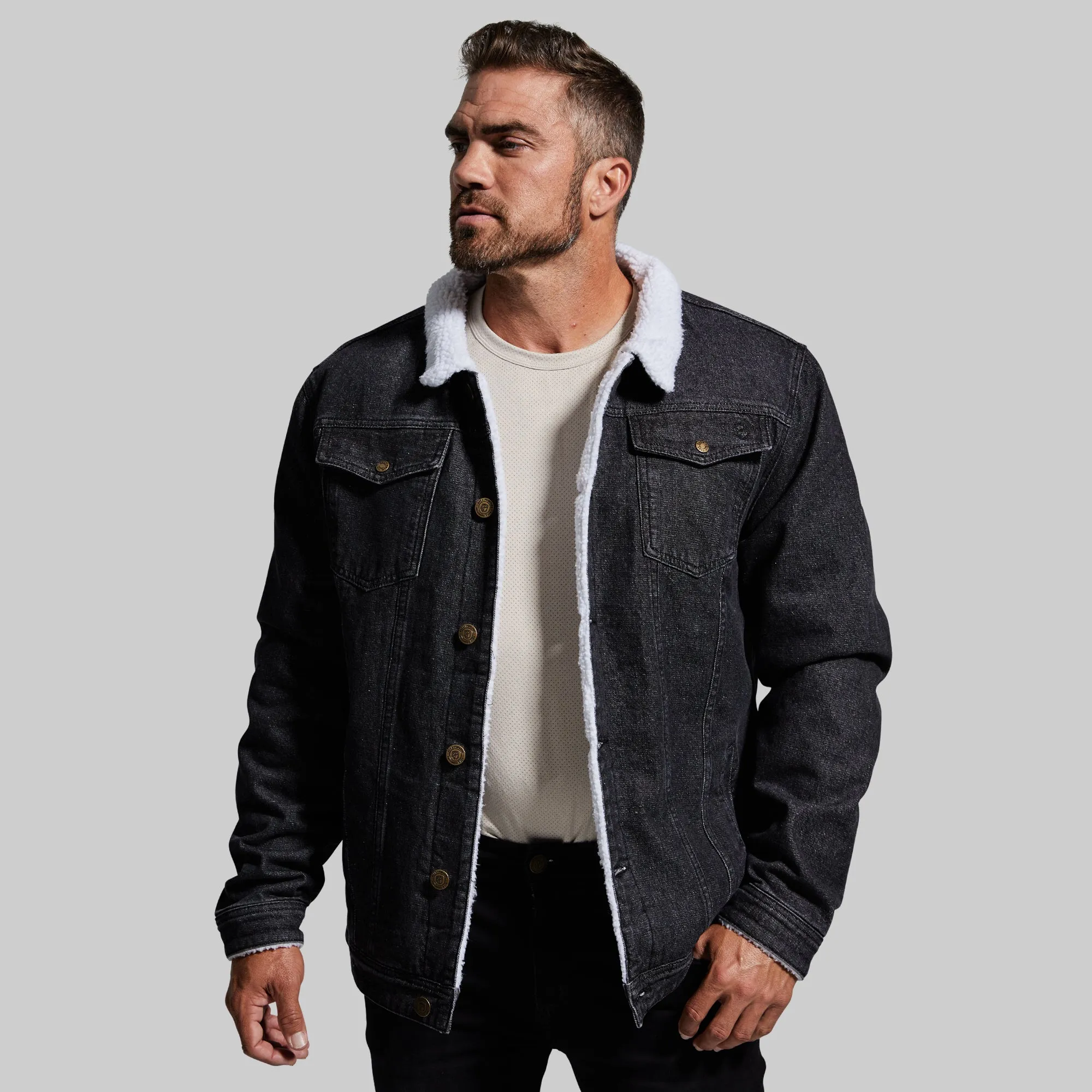 Men's Pioneer Jacket (Black Denim)