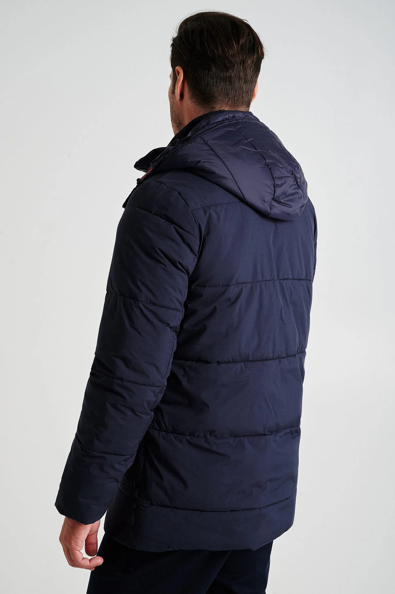 Men's recycled puff parka