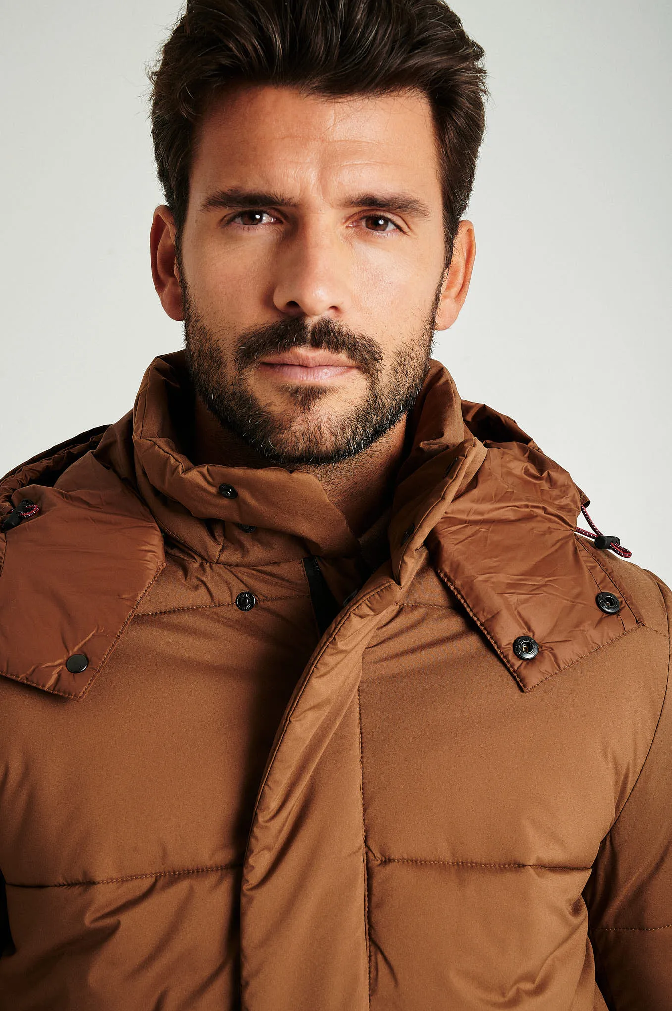 Men's recycled puff parka