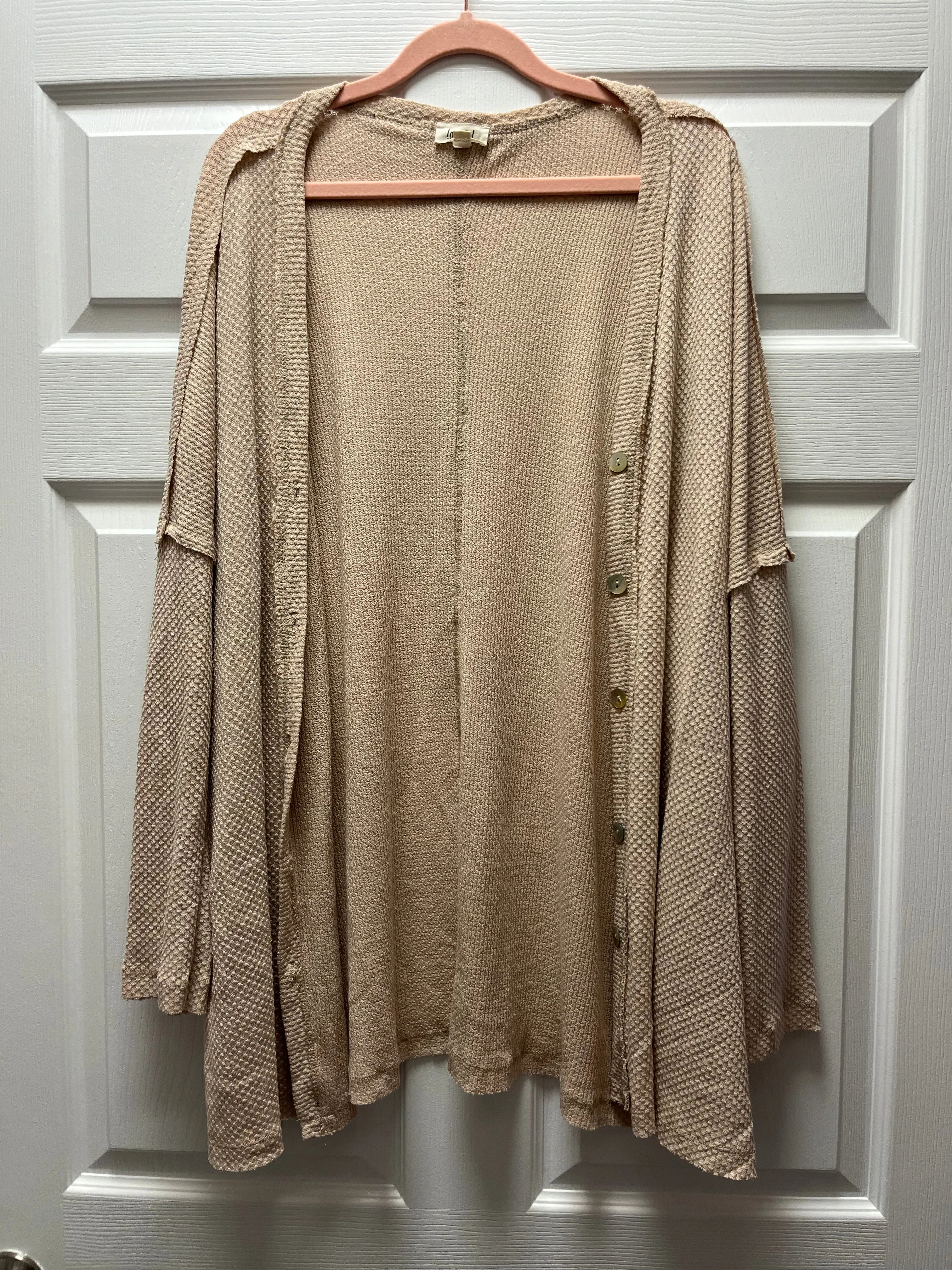 Miel Button Up Top/Cardigan Sz L