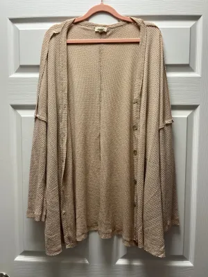 Miel Button Up Top/Cardigan Sz L